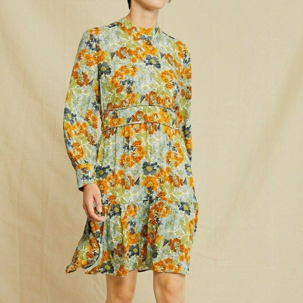Amour Vert Olympia Ecovero Dress - Veranda Floral